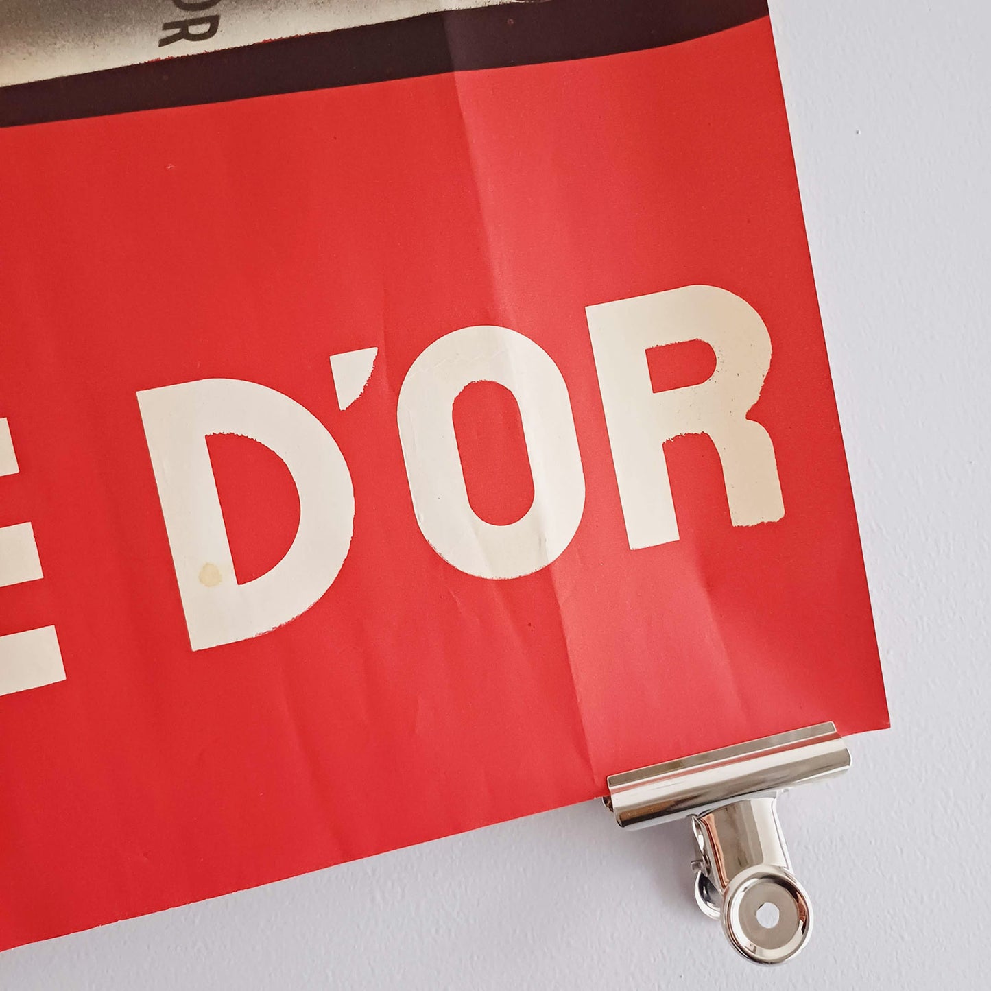 Affichette ancienne pour les cigarettes Boule d'Or