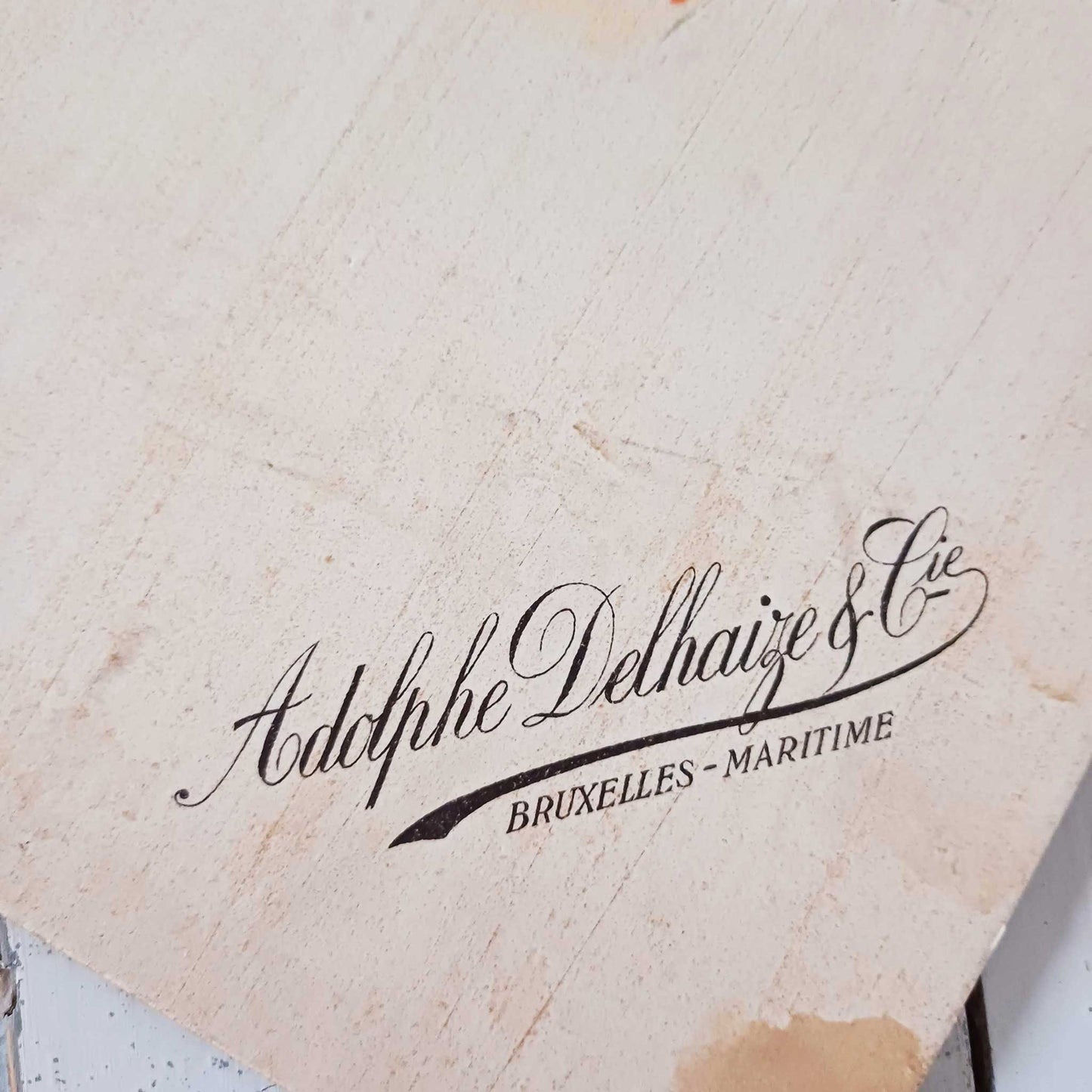 Carton publicitaire Adolphe Delhaize & Cie à Bruxelles