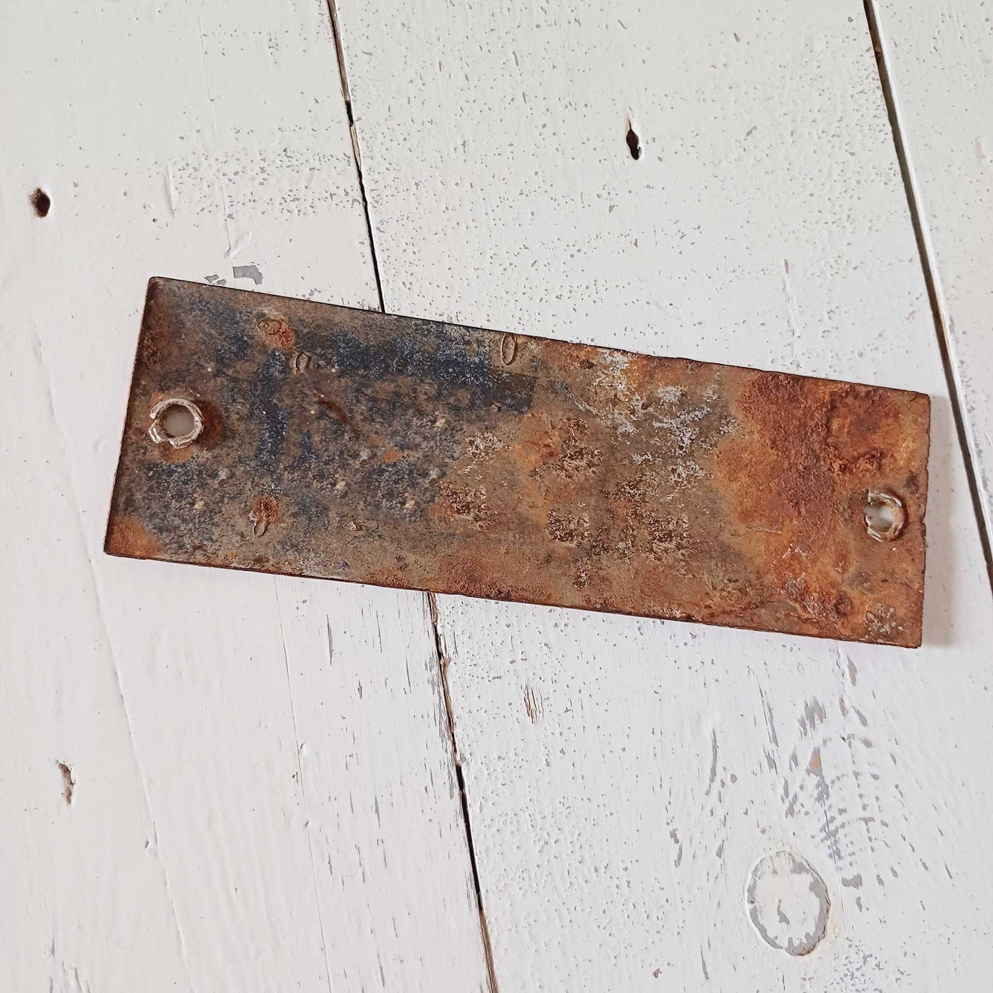 Plaque d'utilité émaillée - Essence auto