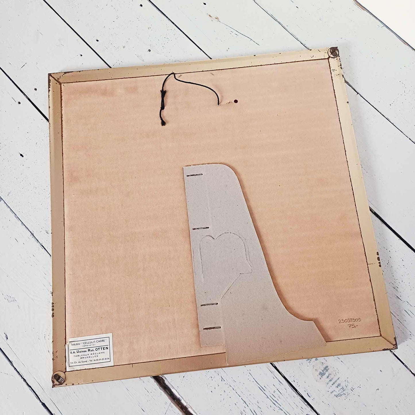 Publicité sous cadre Rob. Otten Bruxelles - Tabac Vander Elst