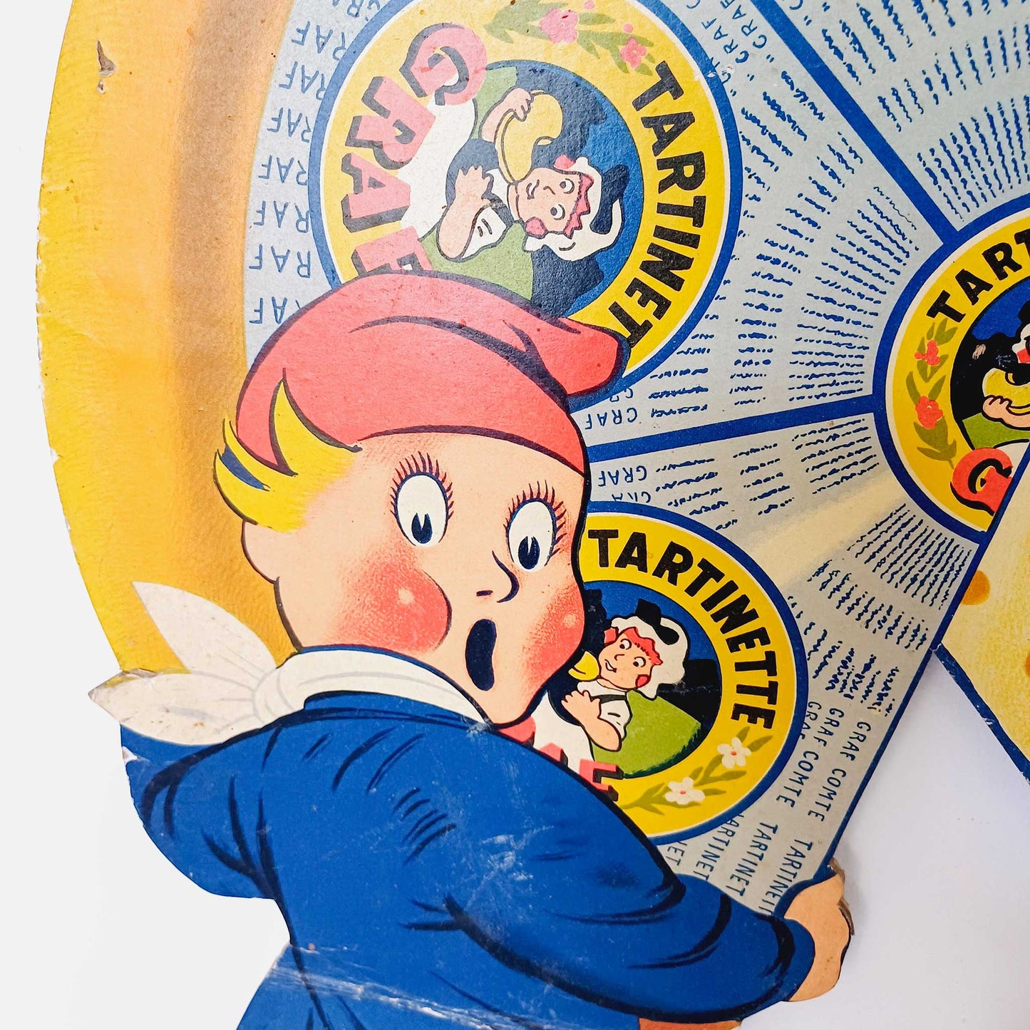 Publicité cartonnée - Fromage Graf à Dôle (Jura) - Collection, présentoir