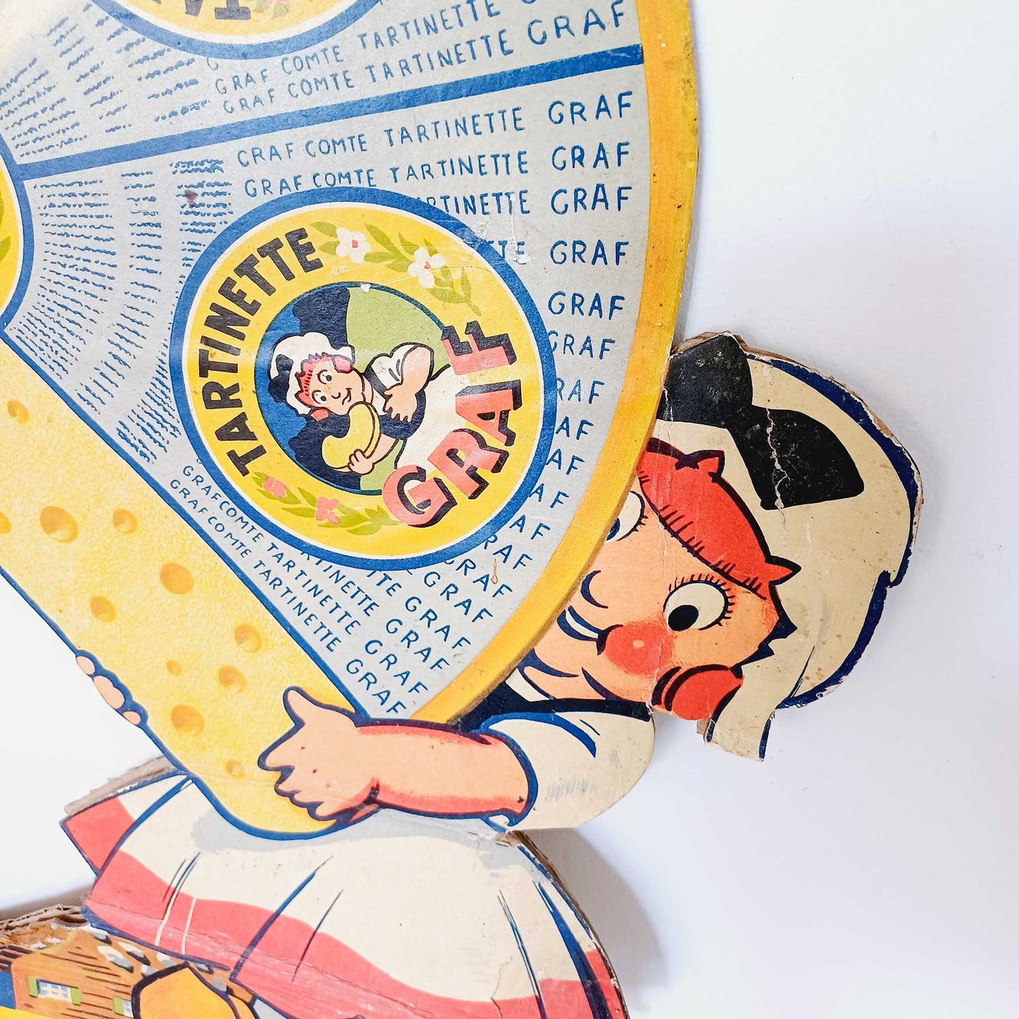 Publicité cartonnée - Fromage Graf à Dôle (Jura) - Collection, présentoir