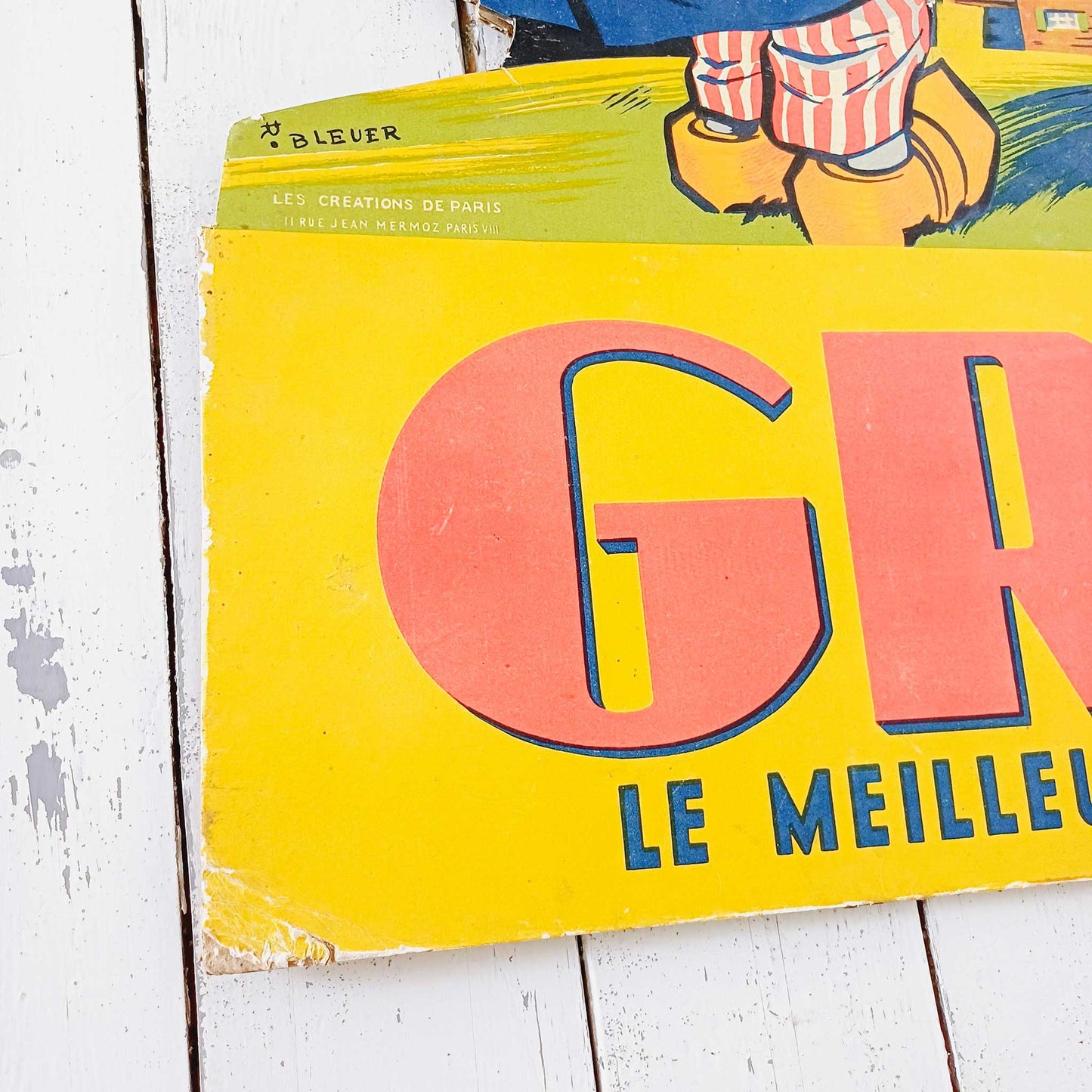 Publicité cartonnée - Fromage Graf à Dôle (Jura) - Collection, présentoir