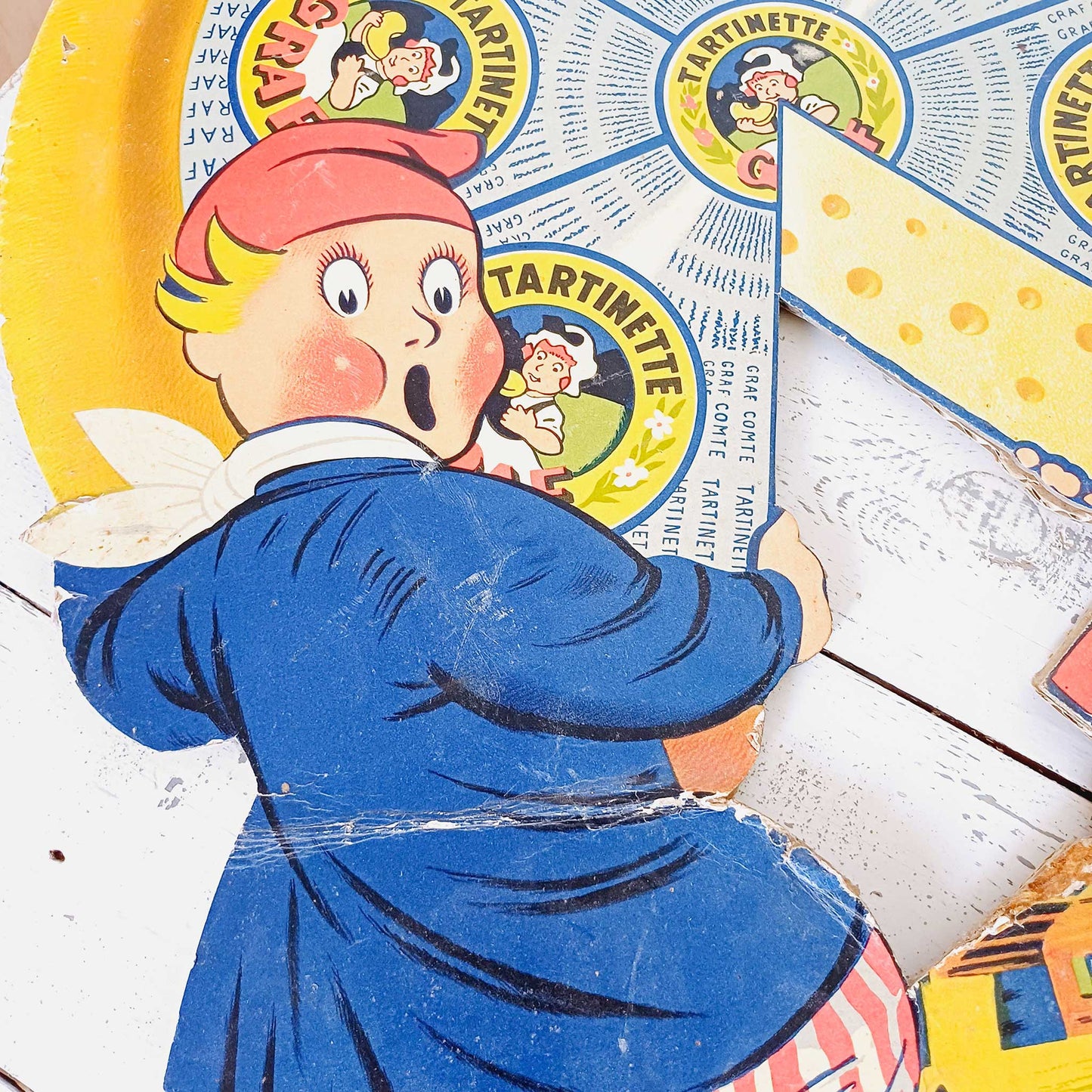 Publicité cartonnée - Fromage Graf à Dôle (Jura) - Collection, présentoir