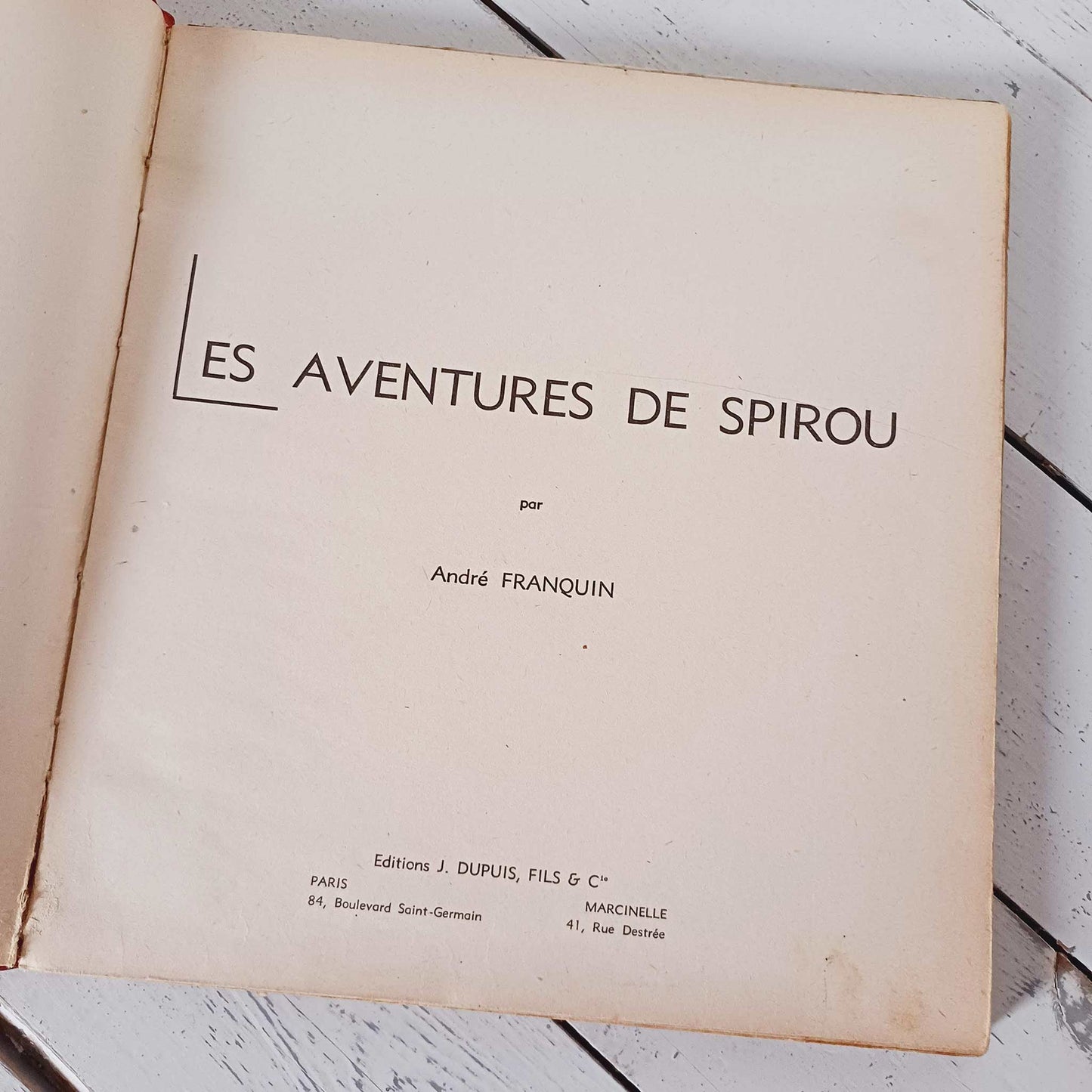 Spirou et Fantasio par Franquin – Édition Originale 1948