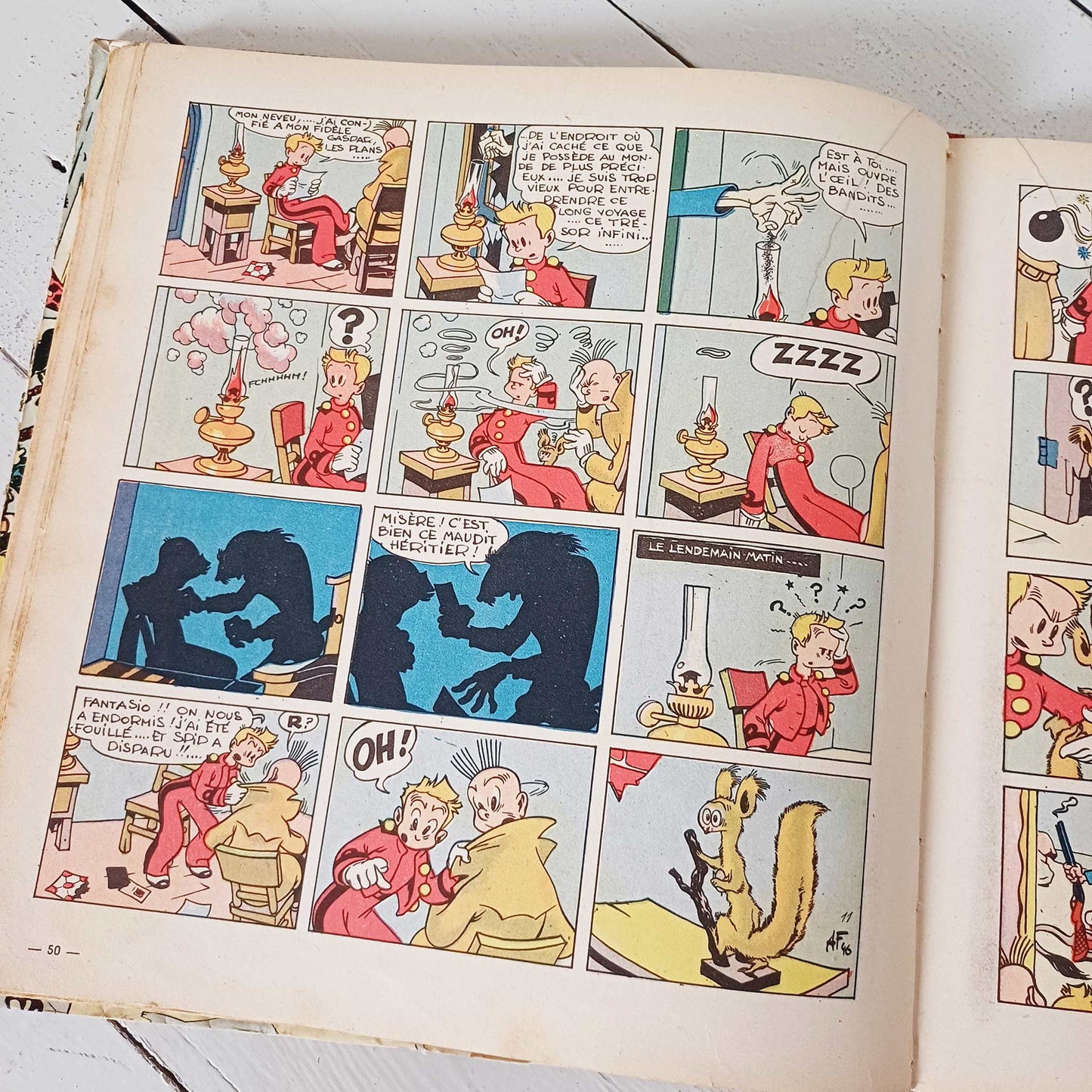 Spirou et Fantasio par Franquin – Édition Originale 1948