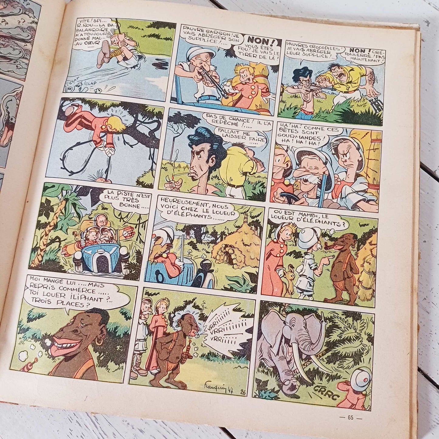 Spirou et Fantasio par Franquin – Édition Originale 1948