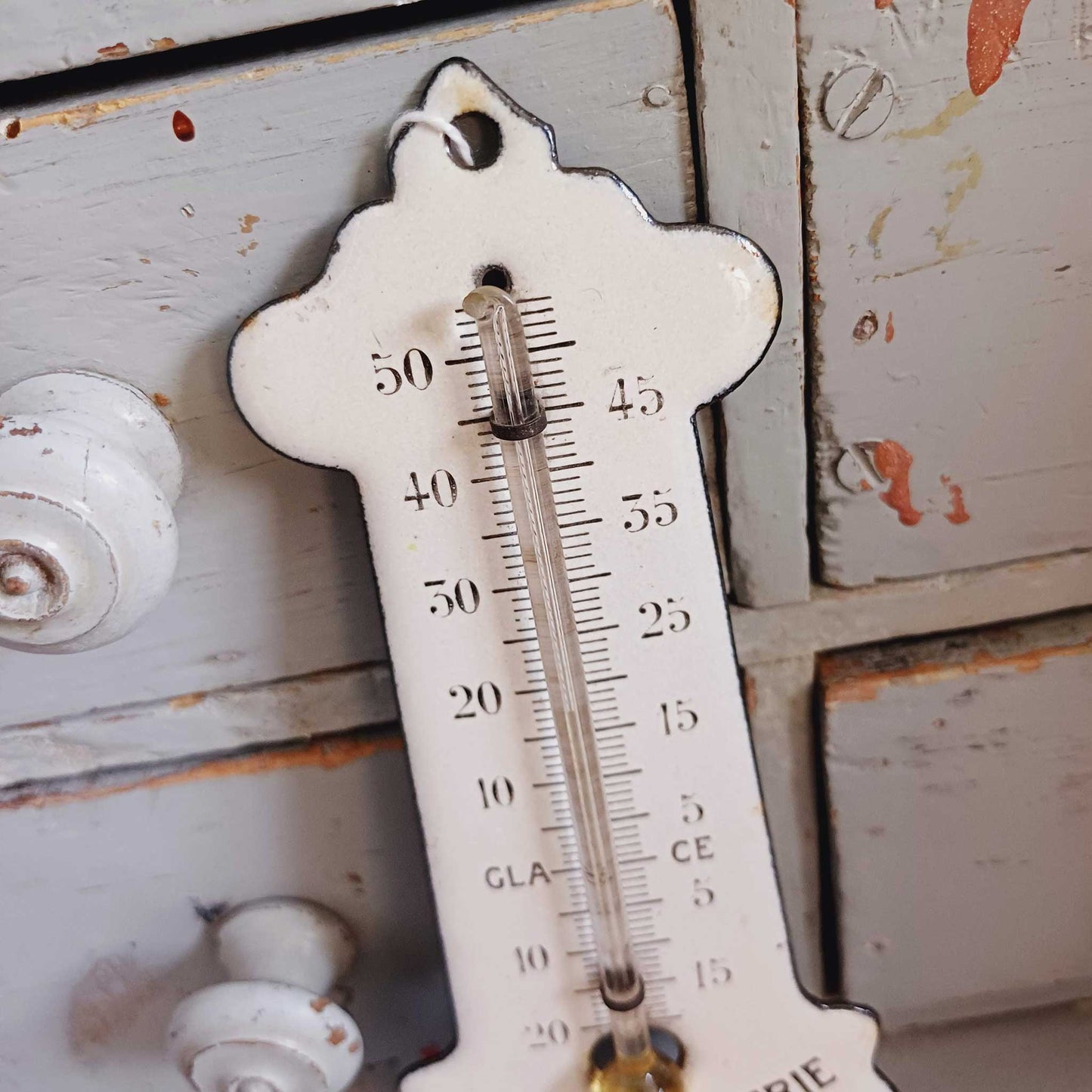 Thermomètre émaillé - Lunetterie à Amiens