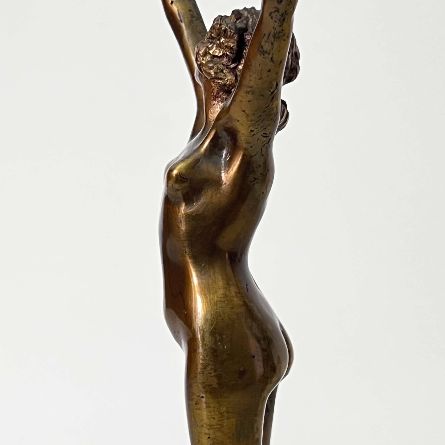 Statuette Art Deco "L'Andalouse" en bronze doré