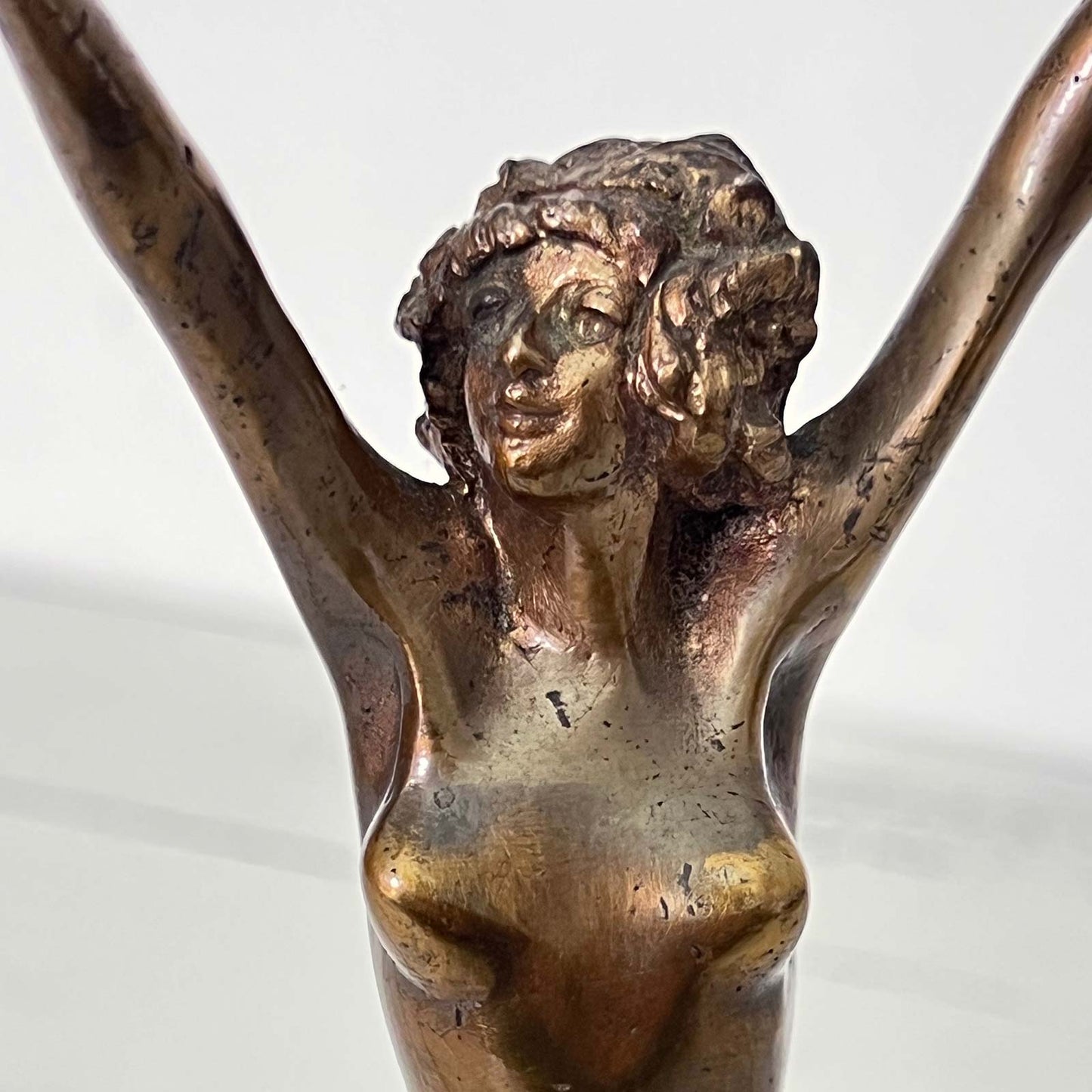 Statuette Art Deco "L'Andalouse" en bronze doré