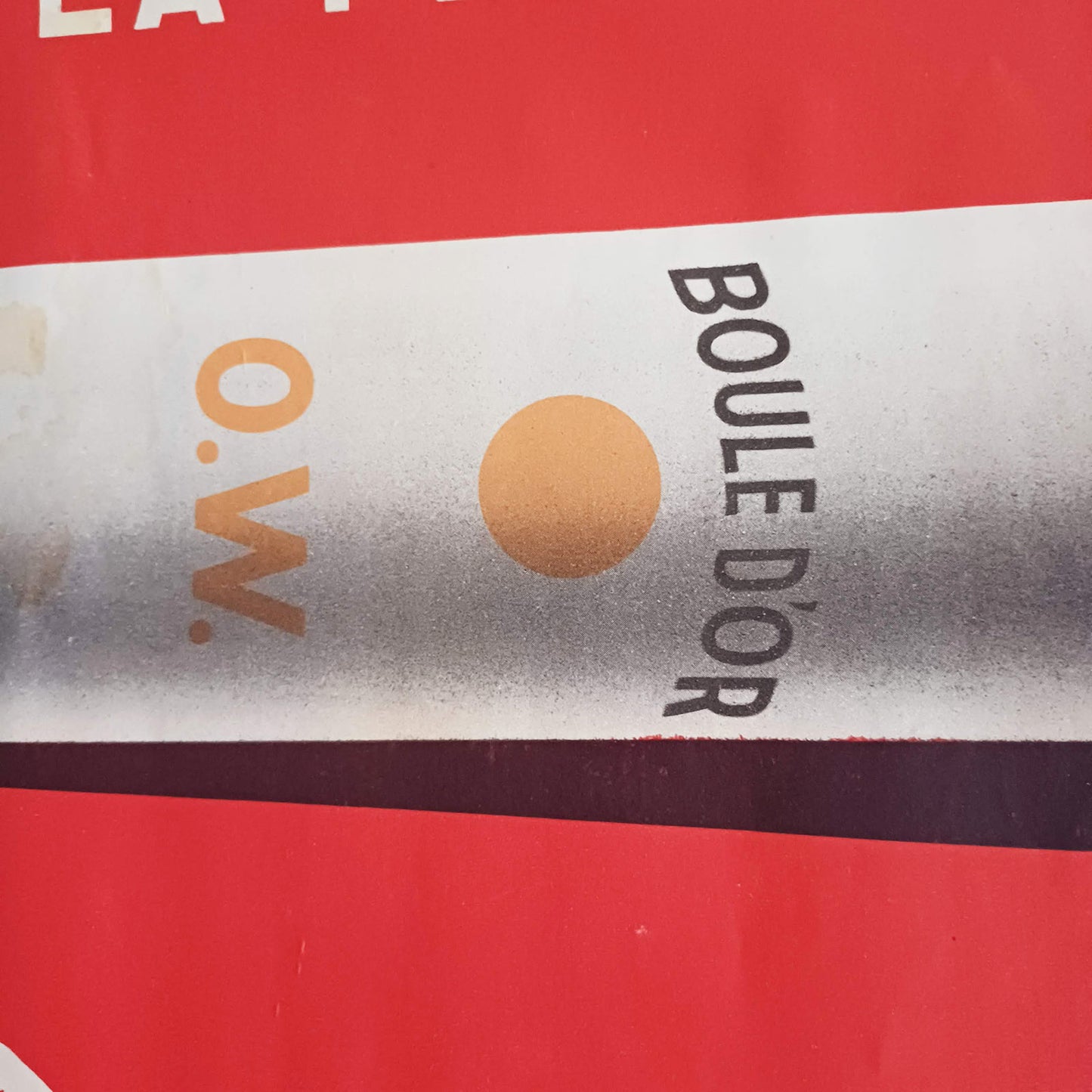 Affichette ancienne pour les cigarettes Boule d'Or