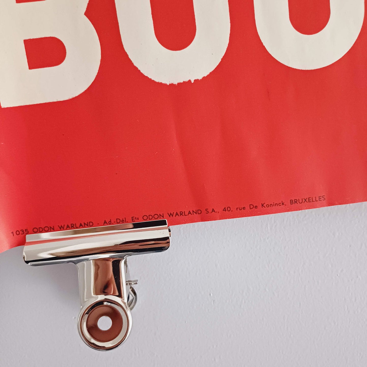 Affichette ancienne pour les cigarettes Boule d'Or