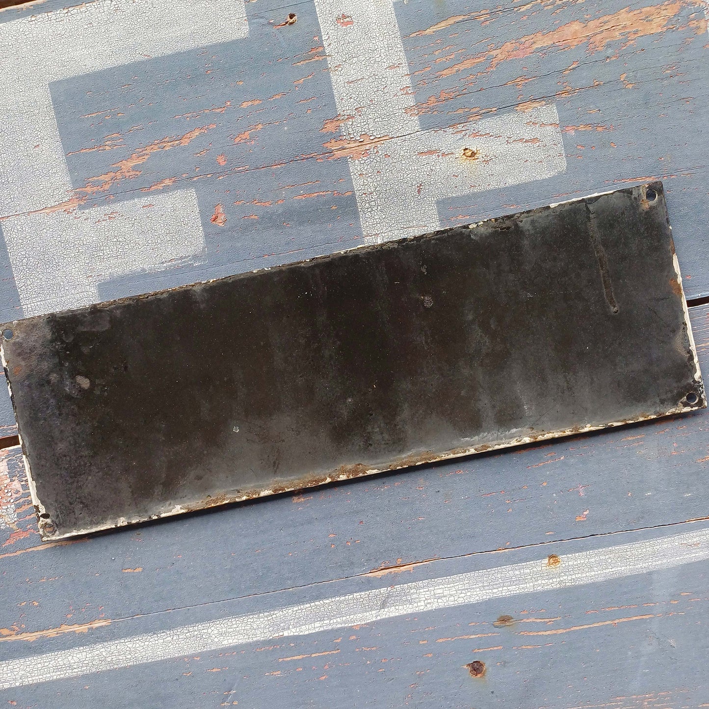 Plaque d'utilité émaillée - Bureaux