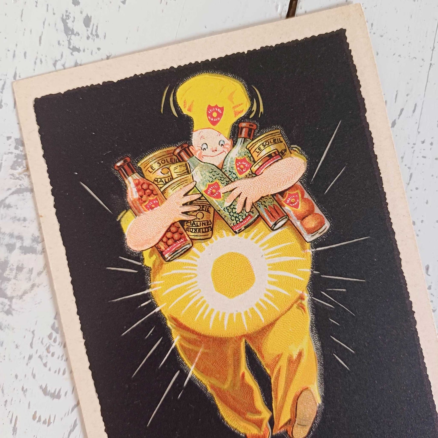 Carte postale ancienne - Conserves Le Soleil Malines