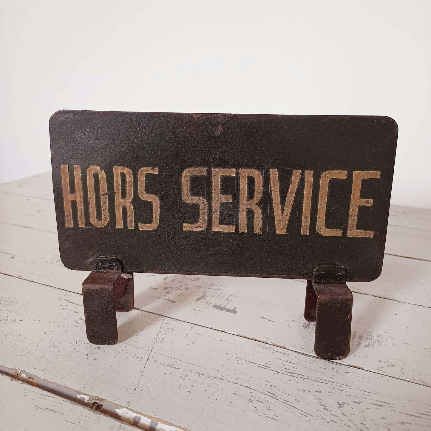 Petit panneau en métal – En service / Hors service