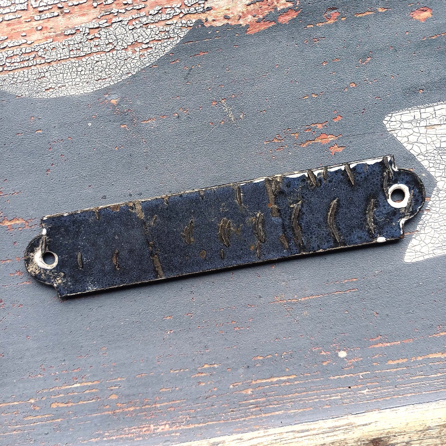 Plaque d'utilité émaillée - Entrée interdite