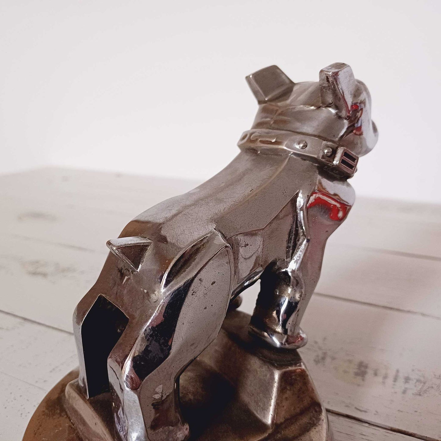 Mascotte bouledogue Mack – Emblème de camion vintage