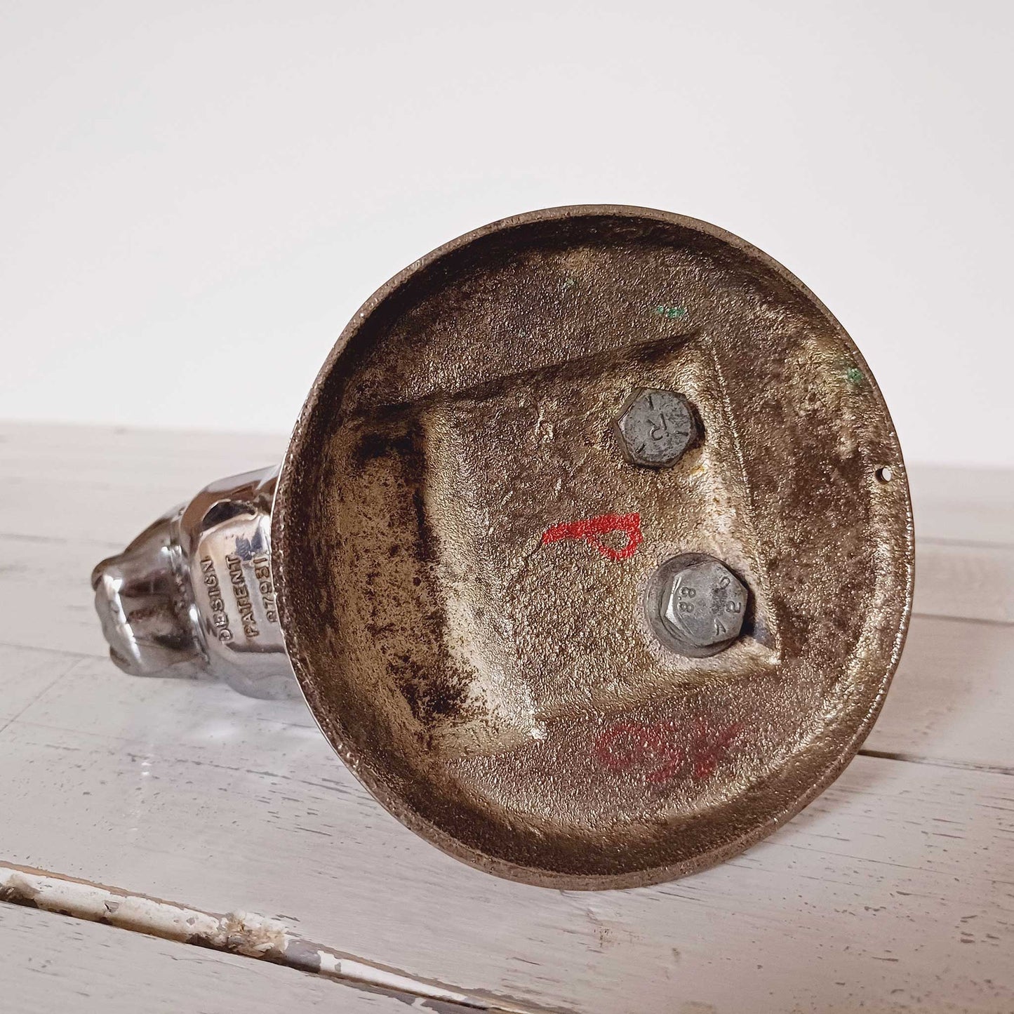 Mascotte bouledogue Mack – Emblème de camion vintage