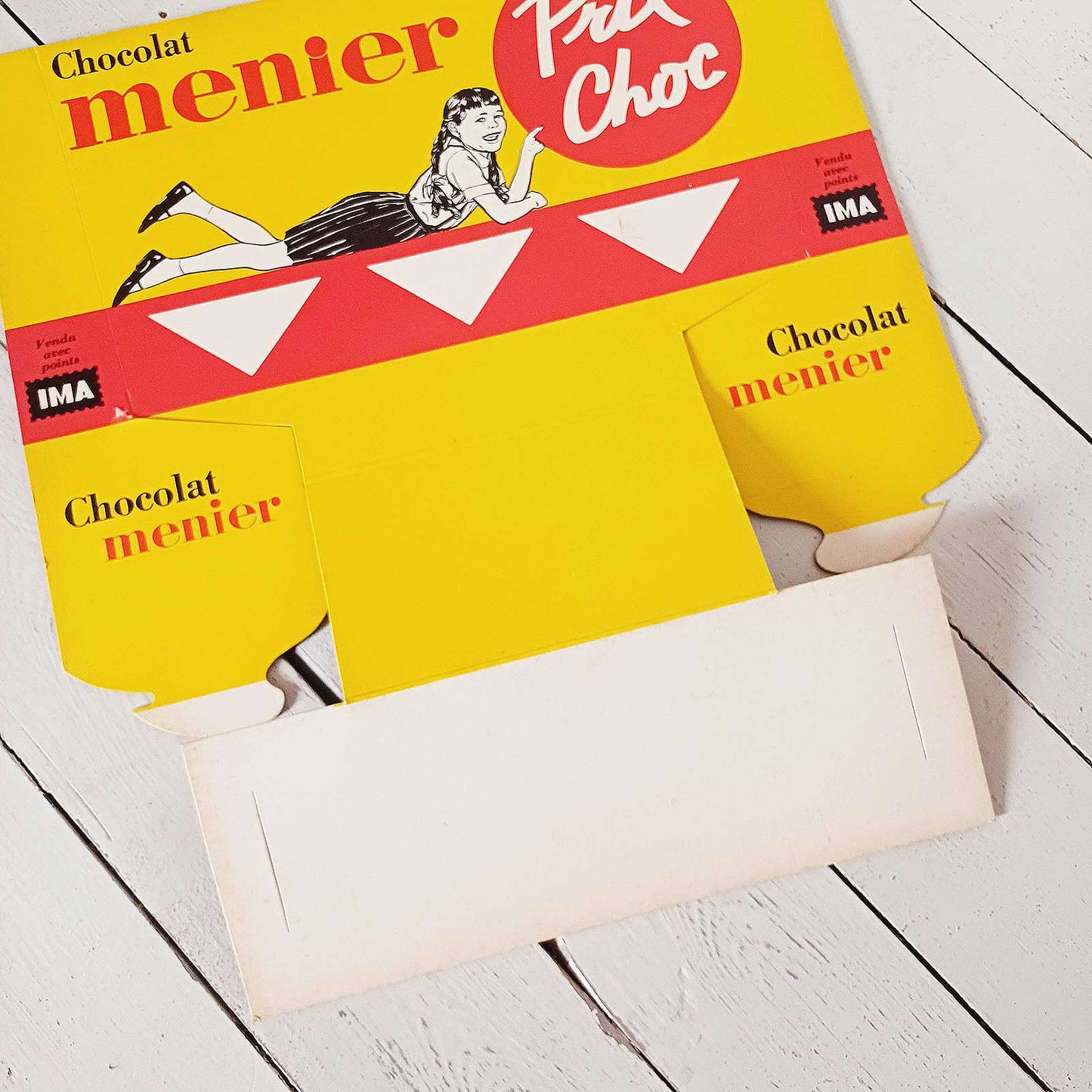 Présentoir de comptoir en carton – Chocolat Menier