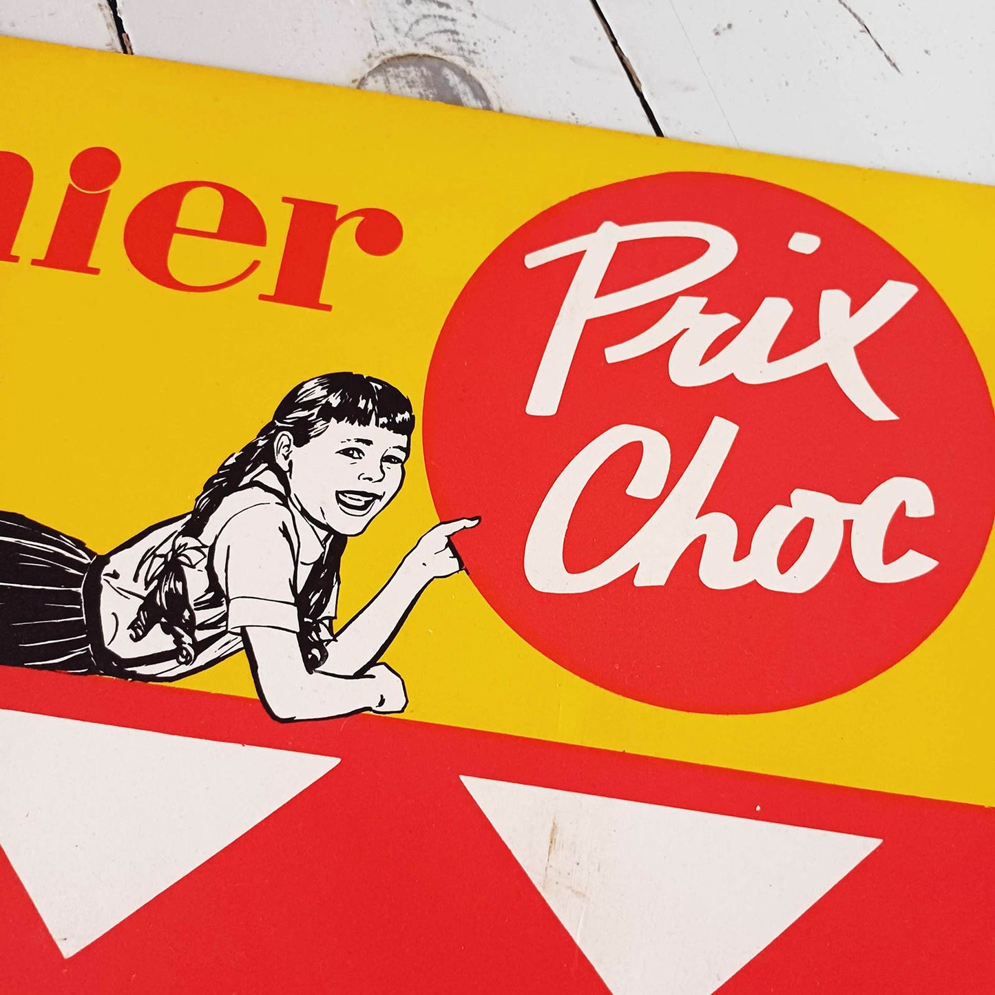 Présentoir de comptoir en carton – Chocolat Menier