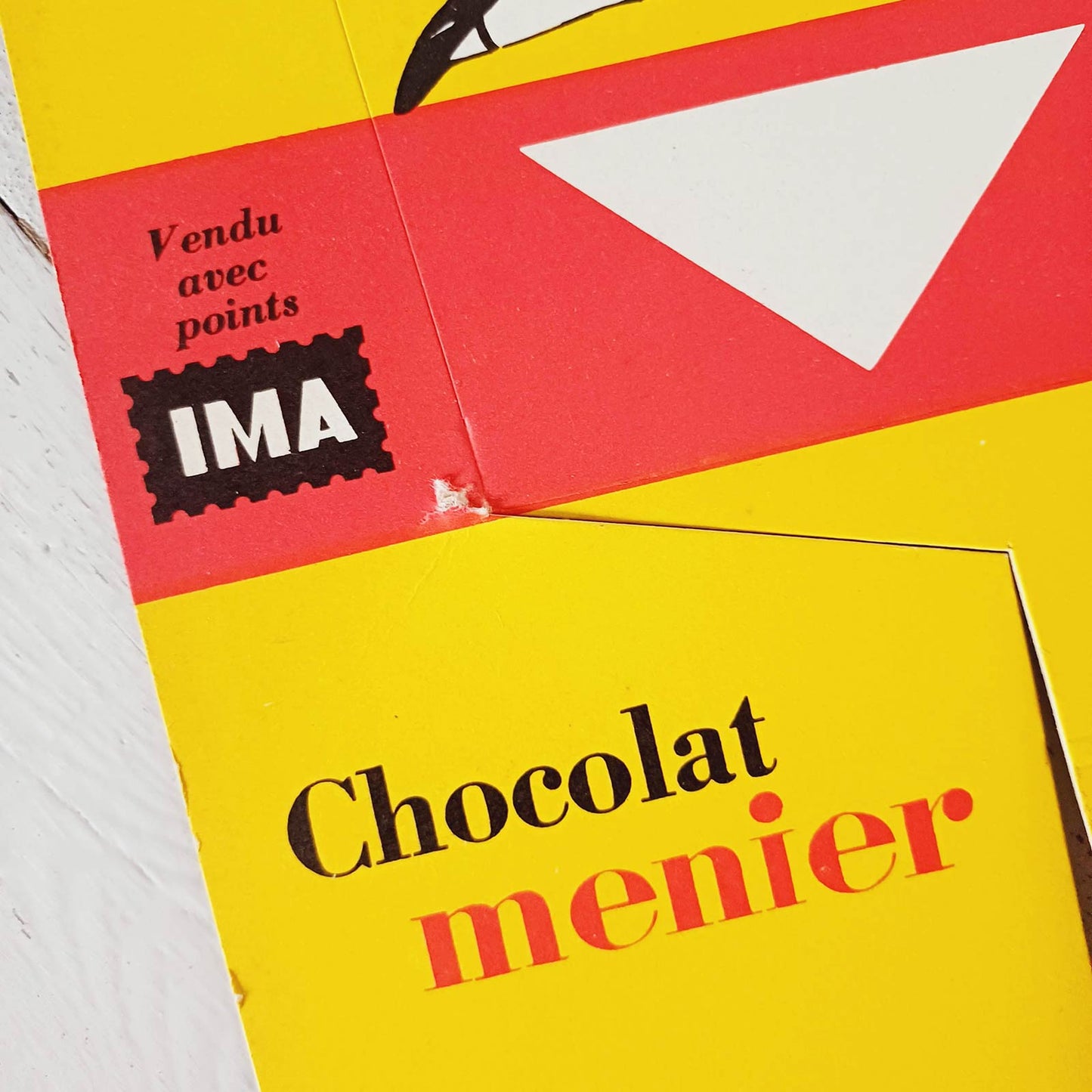 Présentoir de comptoir en carton – Chocolat Menier