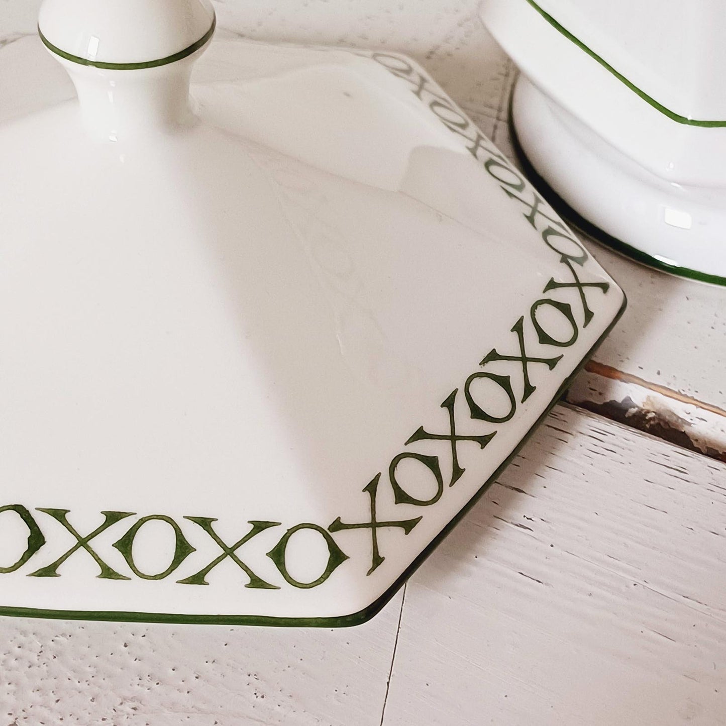 Rare sucrier en porcelaine de Limoges pour la marque de bouillon OXO Liebig