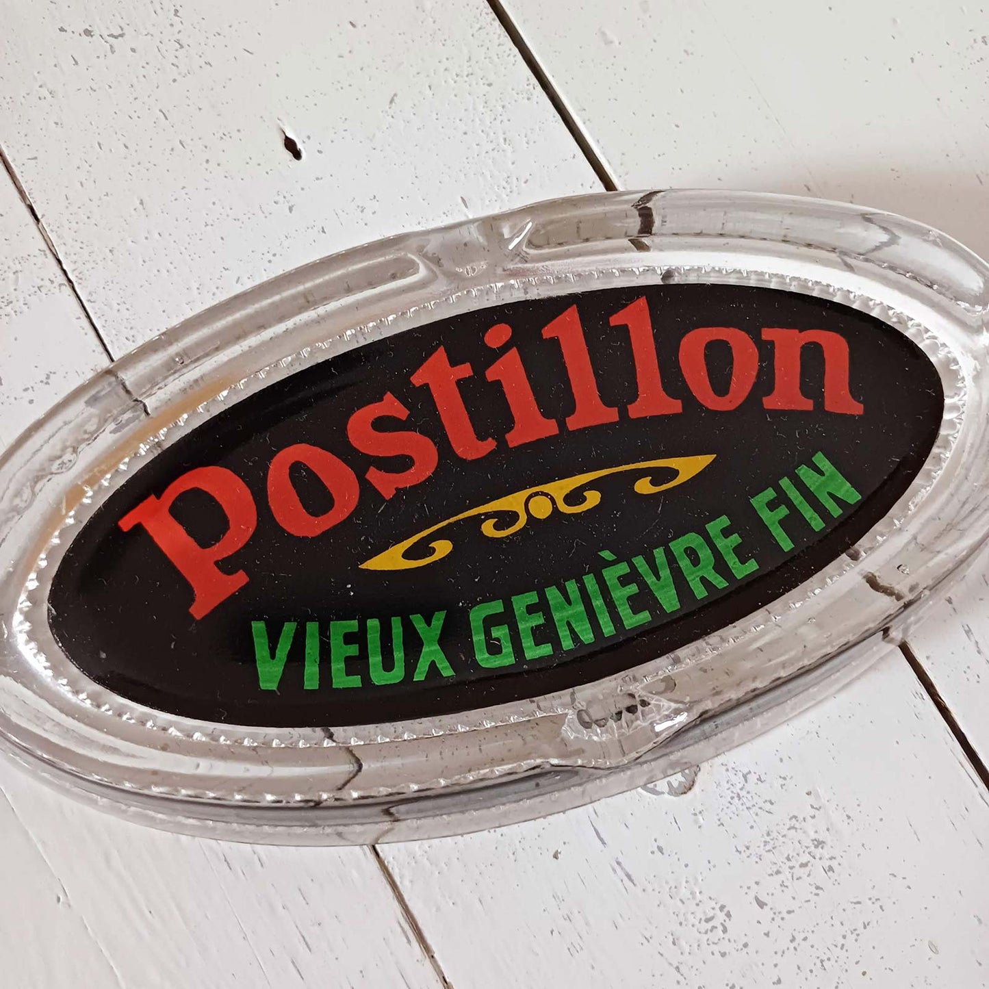 Rare cendrier pour le genièvre Postillon