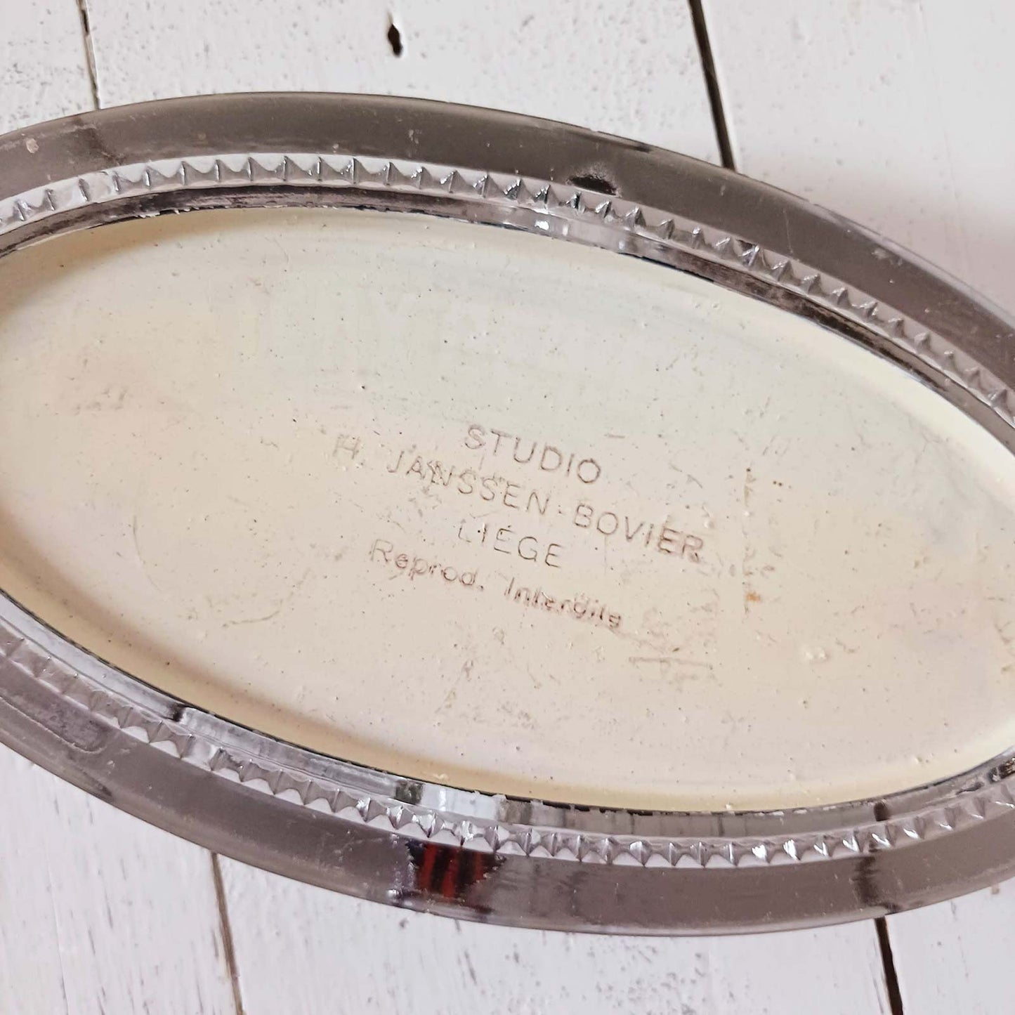 Rare cendrier pour le genièvre Postillon