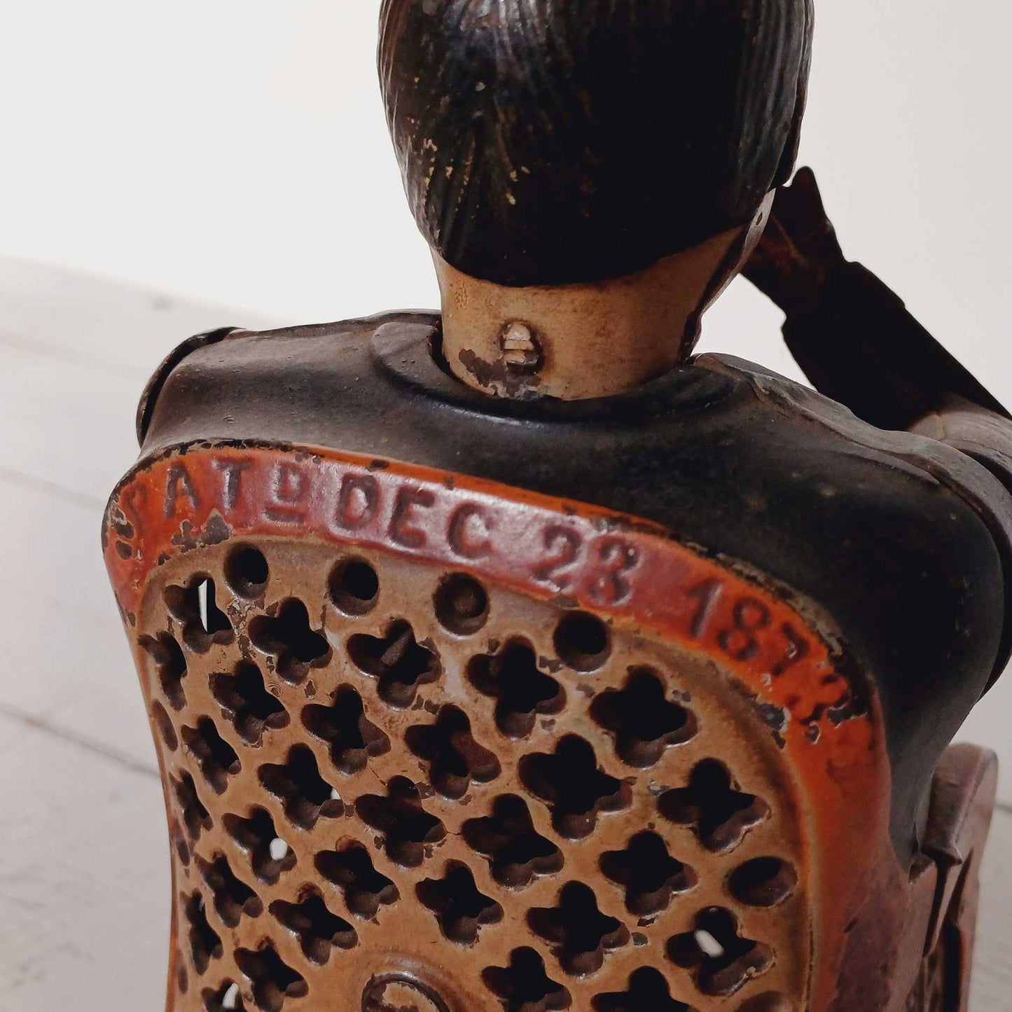 Tirelire mécanique américaine Tammany Bank – Brevetée en 1873