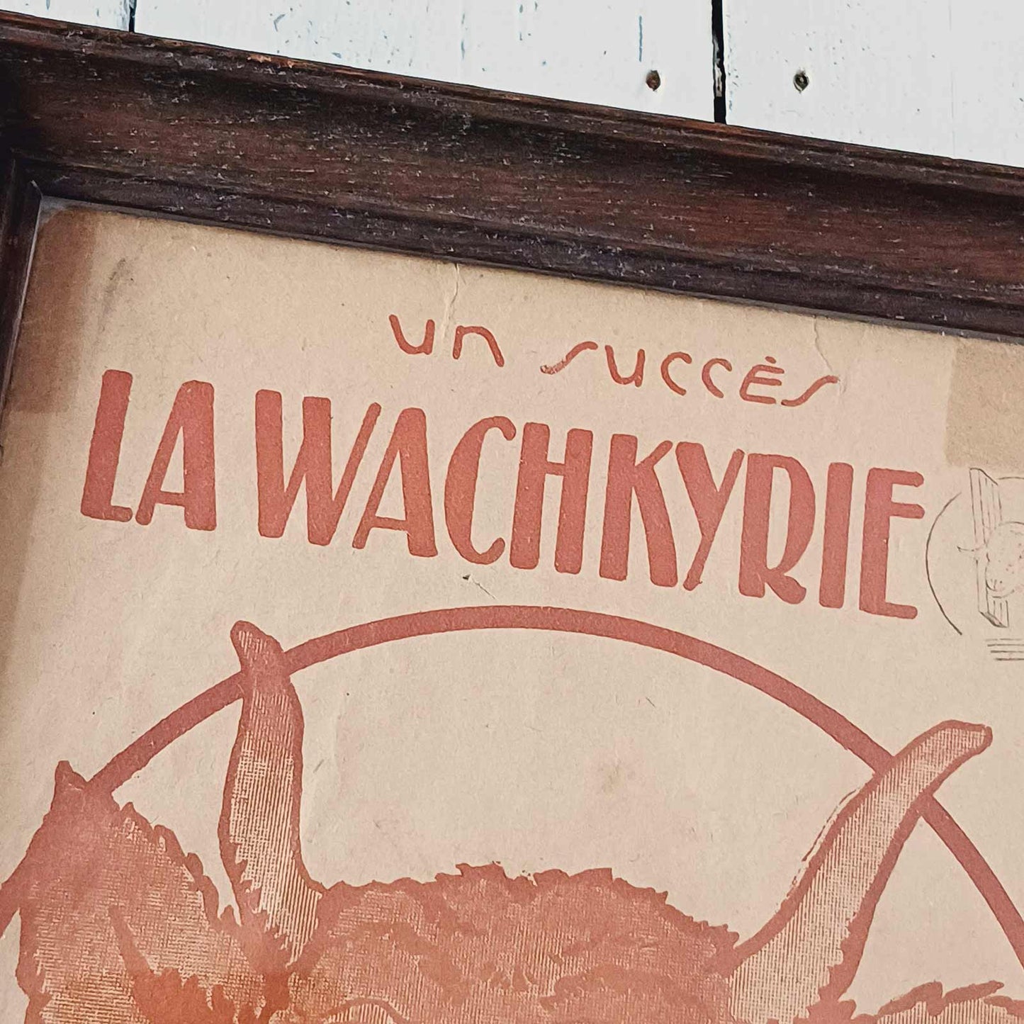 Rare partition musicale intitulée "La Wachkyrie" de 1920